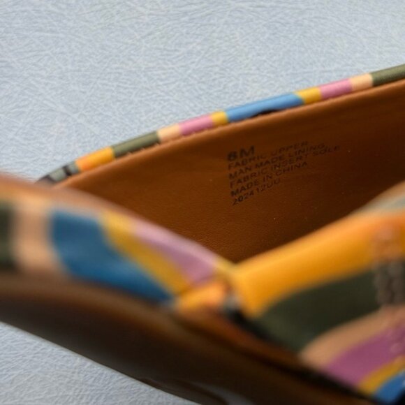 🆕 GIANNI BINI 🧿 NWOB Vibe-Check Retro Print Satin Sculpted Sandals, Sz 8 M - Picture 11 of 15